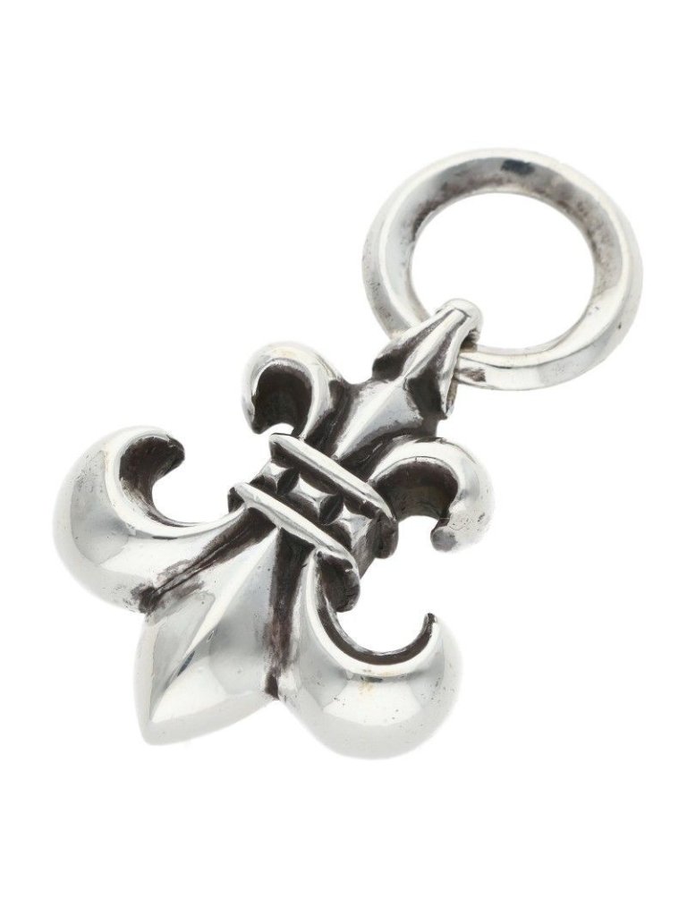 Chrome Hearts Bs Fluer Bs Pendant Old Silver Necklace 2500$